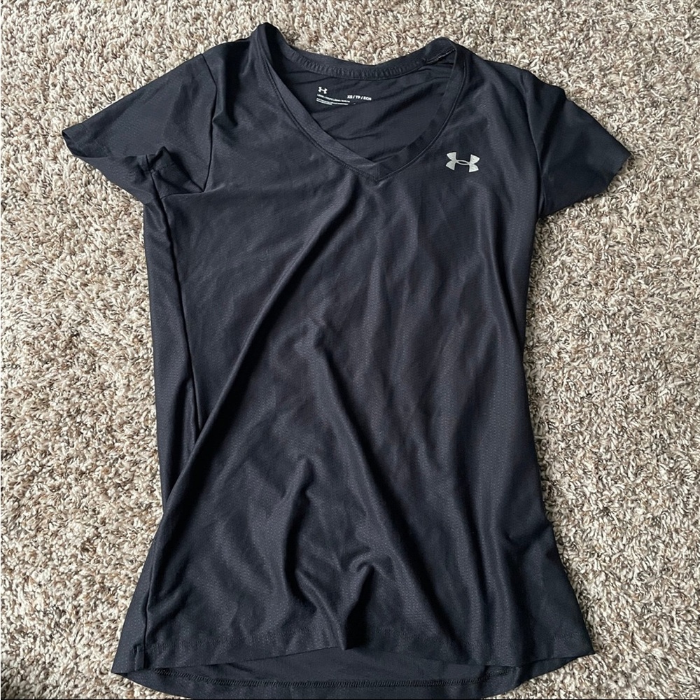 Under Armour Black Fitted Short Sleeve T-Shirt